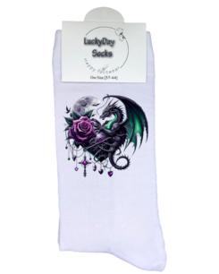 Print 903 Draak hart rechts