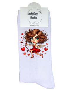 Print 913 Cupido rood harig 