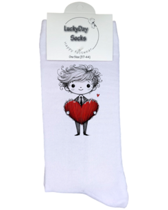 Print 924 Tekening man hart