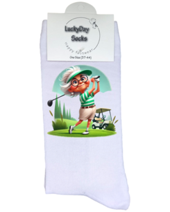 Print 942 Golf oma swing met bg 