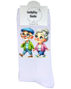 Print 952 Opa oma wandelen