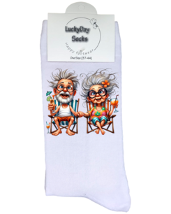 Print 958 Oma opa strand