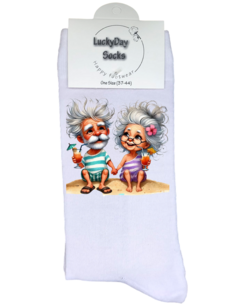 Print 962 Oma opa cocktails strand