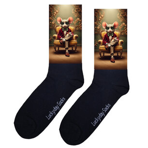 Print 1044 Fluweel pak muis