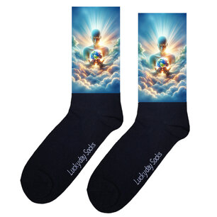 Print 978 Wereld in handen dame