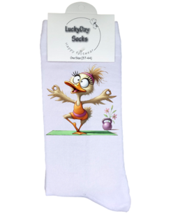 Print 1070 Eend yoga zen