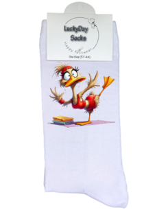 Print 1071 Eend yoga handdoek