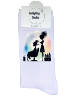 Print 1077 Kapster zwart 