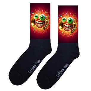 Print 1092 Gekke trompet rood