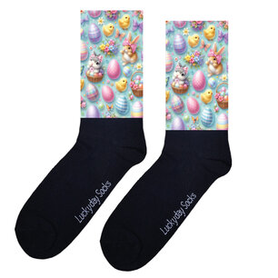 Print 1353 Paashaasjes pastel