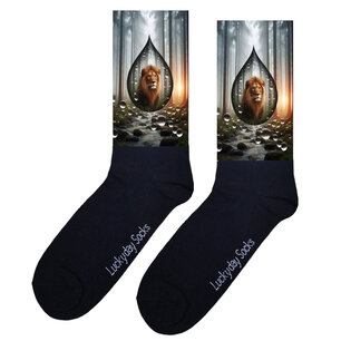 Print 1184 Waterdruppel leeuw