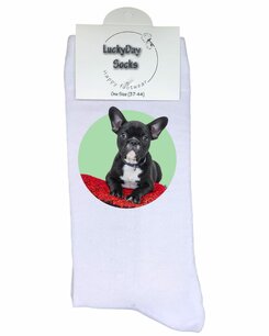 Huisdier fotoprint sokken, vervang de afbeelding met een foto van jouw huisdier