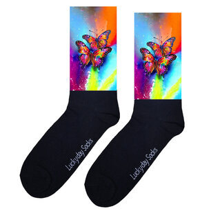 Print 1229 Vlinder kleurexplosie