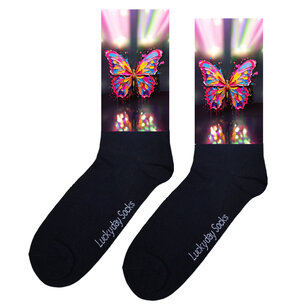 Print 1230 Vlinder olieverf