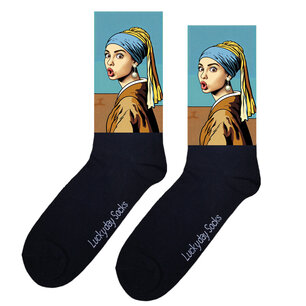 Print 1284 Het meisje met de parel duckface