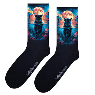 Print 1326 Zwarte panter water