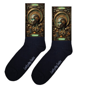 Print 1327 Steampunk gezicht