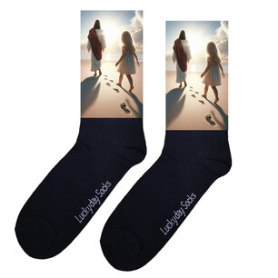 Print 1331 Jezus strand en kind