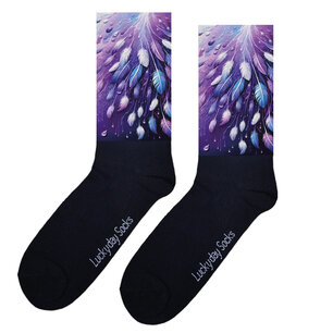 Print 1339 Veren paars