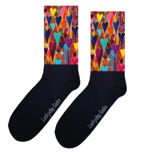 Print 1360 Uitgerekte hartjes