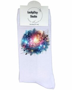 Print 1447 Muzieknoten space