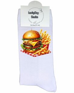 Print 1448 Hamburger met friet
