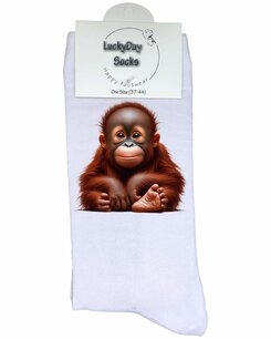 Print 1463 Gorilla baby zit