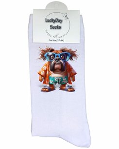 Print 1485 Vakantie bulldog