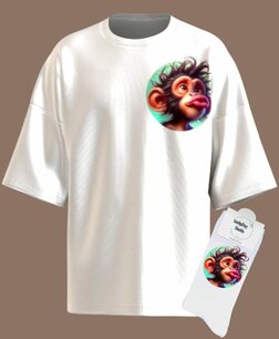 T-shirt print 119 Aapje duckface