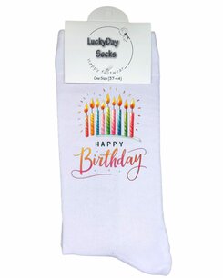 Print 1699 Fonkelende kaarsjes happy birthday