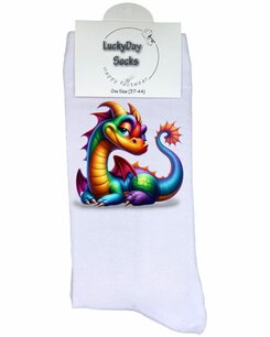 Print 1492 Draak liggend