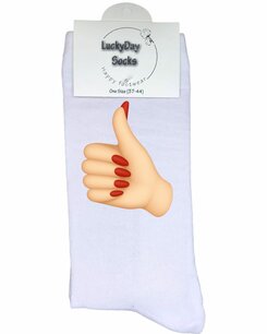 Print 1783 Dames duim licht glad wit