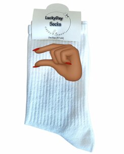 Print 1786 Kleintje dames hand donker sport